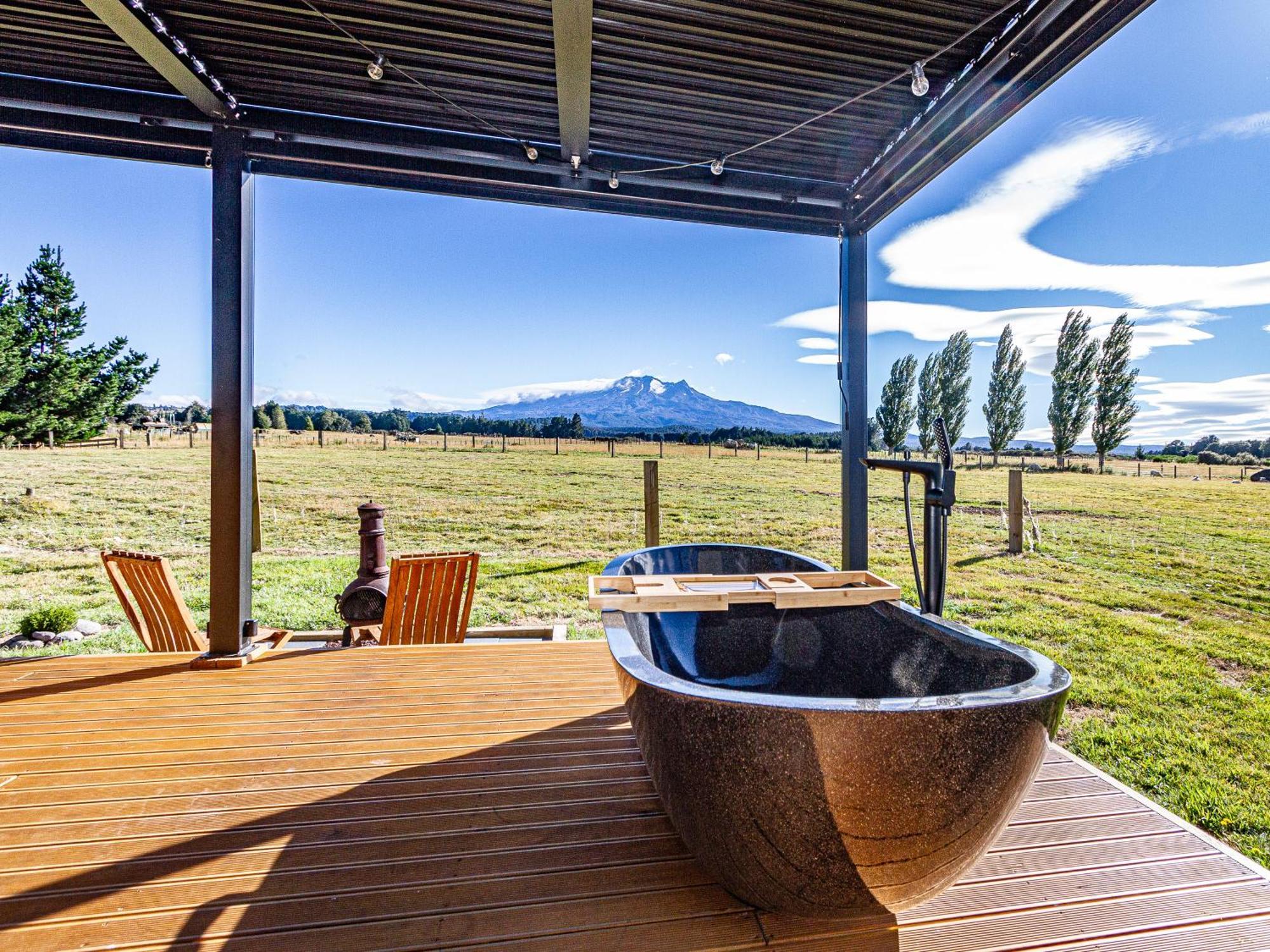 Mangateitei Views - Rangataua Tiny Home Ohakune Exterior photo