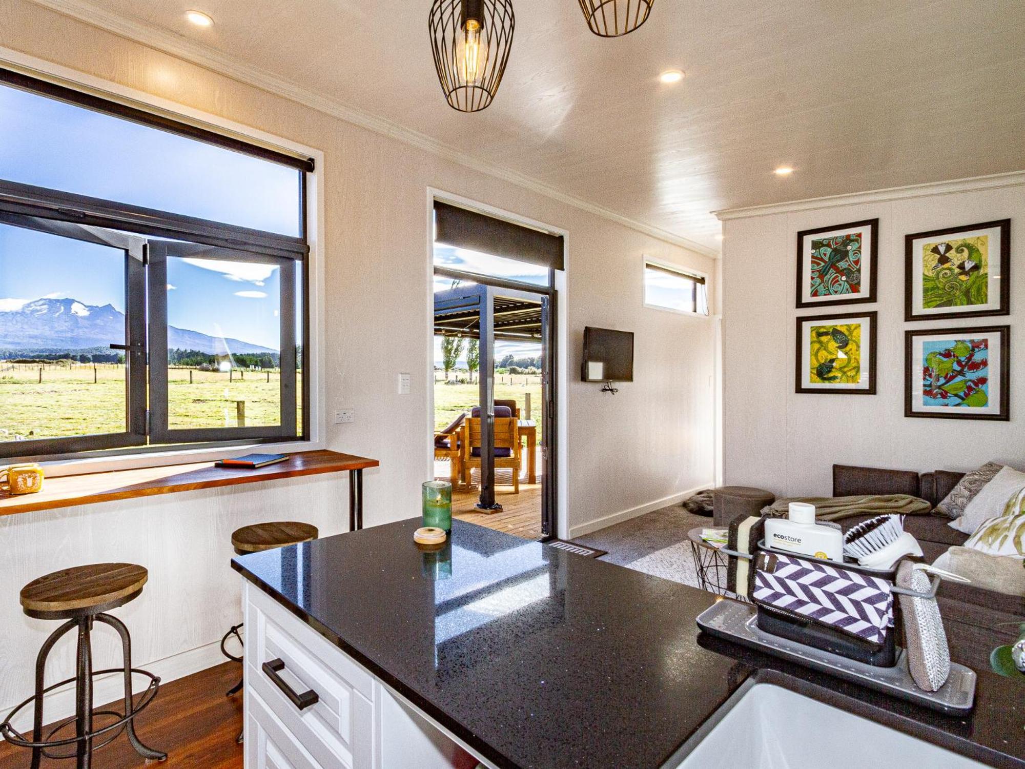 Mangateitei Views - Rangataua Tiny Home Ohakune Exterior photo